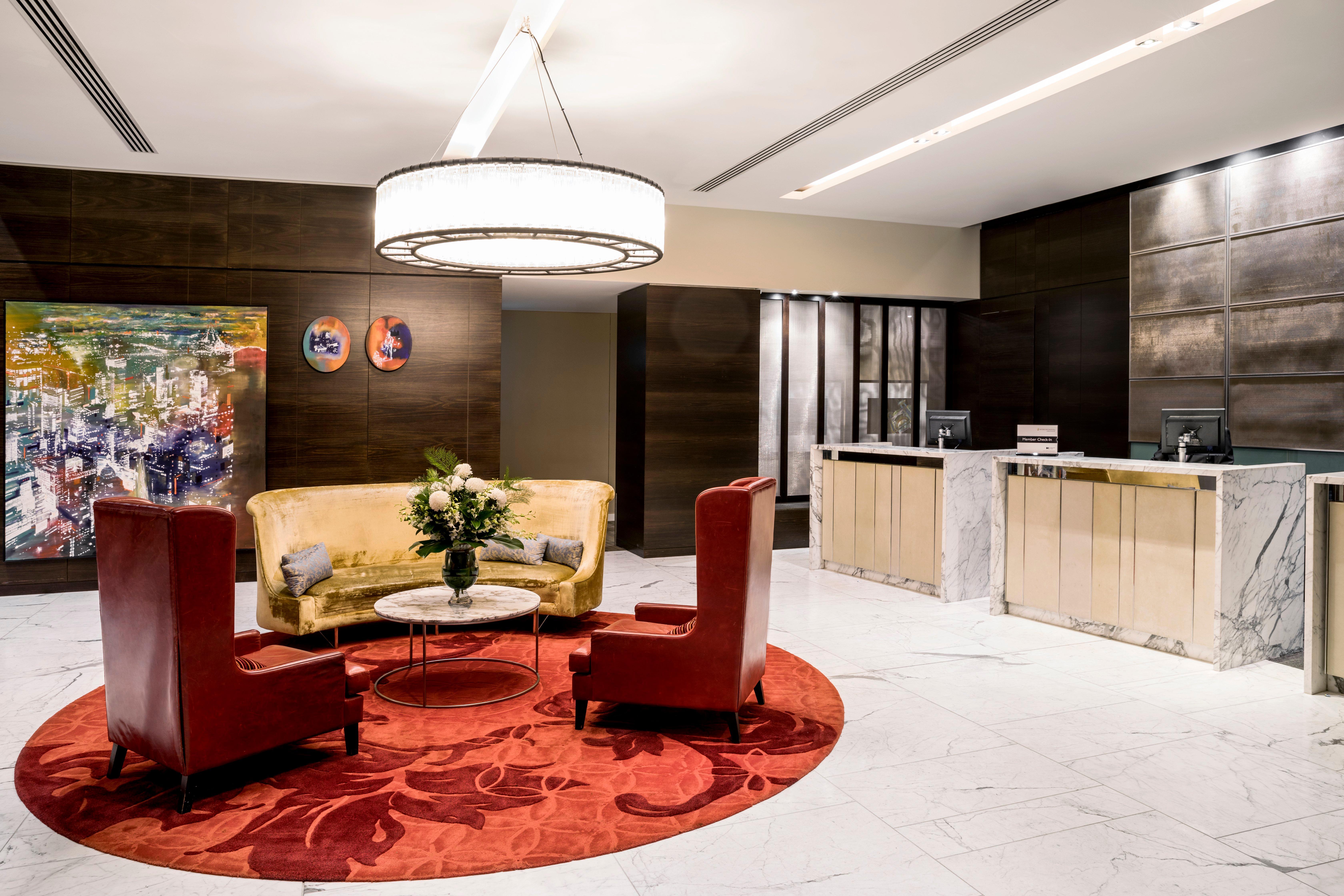 Hotel Intercontinental Melbourne The Rialto By Ihg Exterior foto The lobby of the hotel